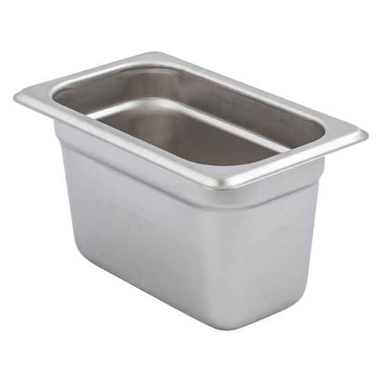 Picture of Adcraft 22N4 Deli Pan, Ninth Size, 22 Ga, Stainless Steel