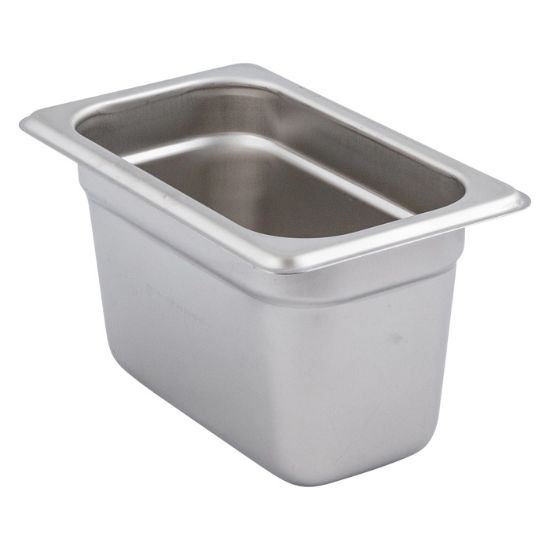 Picture of Adcraft 22N4 Deli Pan, Ninth Size, 22 Ga, Stainless Steel