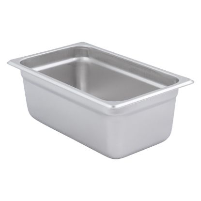 Picture of Adcraft Steam Table Pan Quarter size, 22 gauge, 10-5/6" x 6-5/16" x 4" deep
