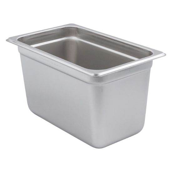 Picture of Adcraft Steam Table Pan Quarter size, 22 gauge, 10-5/6" x 6-5/16" x 6" deep