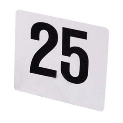 Picture of Adcraft Table Numbers 50 cards numbered 1-50