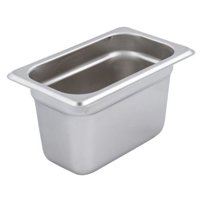 Picture of Adcraft Pan, Ninth Size, Stainless Steel (200N4)