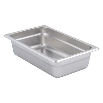 Picture of Adcraft 200Q2 Deli Pan, Quarter Size, Stainless Steel