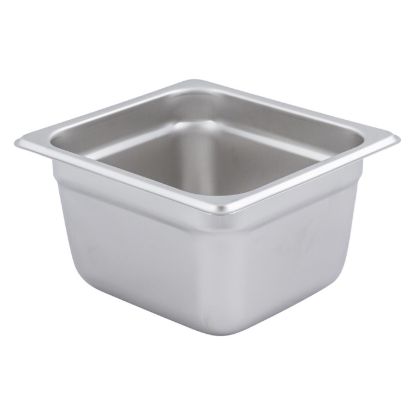 Picture of Adcraft 200S4 Deli Pan, Sixth Size, Stainless Steel
