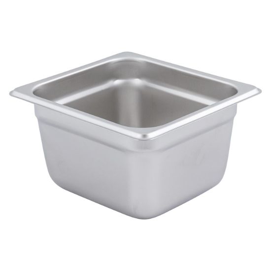 Picture of Adcraft 200S4 Deli Pan, Sixth Size, Stainless Steel
