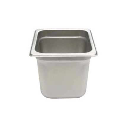 Picture of Adcraft 200S6 Deli Pan, Sixth Size, 6 Inch Deep, Stainless Steel
