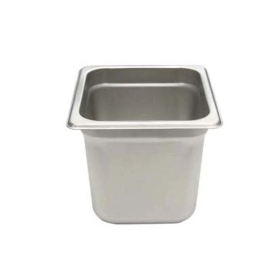Picture of Adcraft 200S6 Deli Pan, Sixth Size, 6 Inch Deep, Stainless Steel