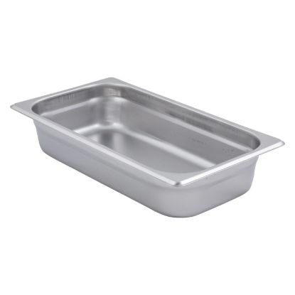 Picture of Adcraft 200T2 Deli Pan, Third-Size, 2-1/2", Stainless Steel