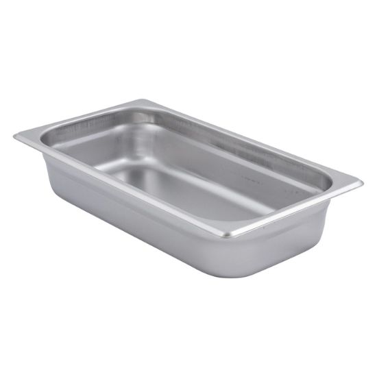 Picture of Adcraft 200T2 Deli Pan, Third-Size, 2-1/2", Stainless Steel