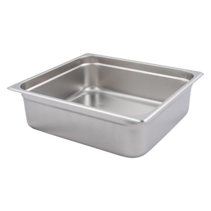 Picture of Adcraft 200TT4 Deli Pan, Two-Thirds Size, 4", Stainless Steel