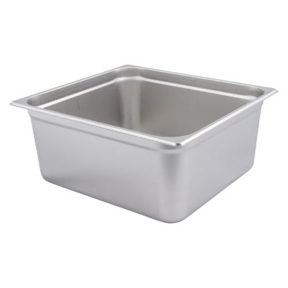 Picture of Adcraft 200TT6 Deli Pan, Two-Thirds Size, 6", Stainless Steel