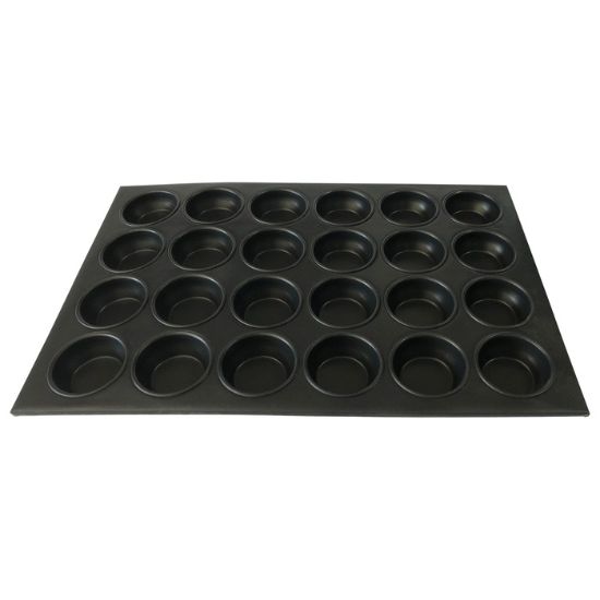 Picture of Adcraft Non Stick Muffin Pan 20-1/2" x 14" x 1-1/4" 24-cup