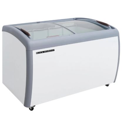 Picture of Black Diamond Chest Freezer, Two Glass Doors, 9.2 cu ft, in White