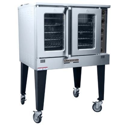 Picture of Black Diamond Full Size Gas Convection Oven, 5 Racks, in Stainless Steel