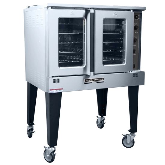 Picture of Black Diamond Full Size Gas Convection Oven, 5 Racks, in Stainless Steel