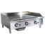 Picture of Black Diamond 36" Heavy Duty Thermostatic Gas Griddle, 3 Burners, in Stainless Steel