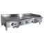 Picture of Black Diamond 60" Heavy Duty Thermostatic Gas Griddle, 5 Burner, in Stainless Steel