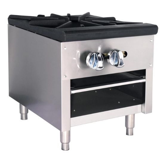 Picture of Black Diamond 18" Pot Burner, 1 Burner, 76,000 BTU, in Stainless Steel