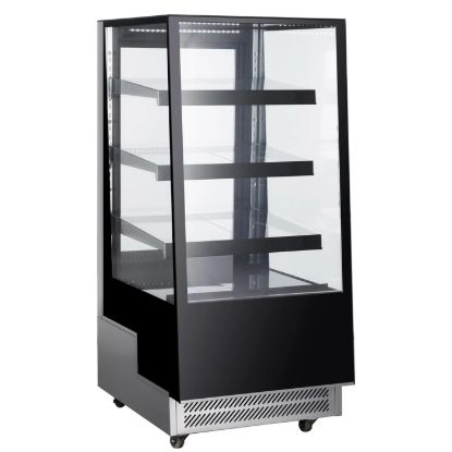 Picture of Black Diamond Single Glass Door Display Refrigerator, 12 cu ft, in Black