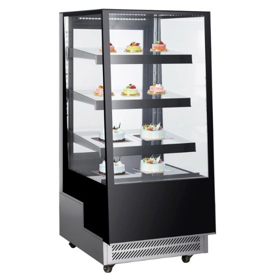 Picture of Black Diamond Single Glass Door Display Refrigerator, 12 cu ft, in Black
