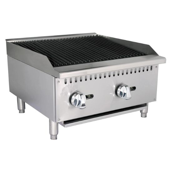 Picture of Black Diamond 24" Standard Series Charbroiler, 2 Burners, in Stainless Steel
