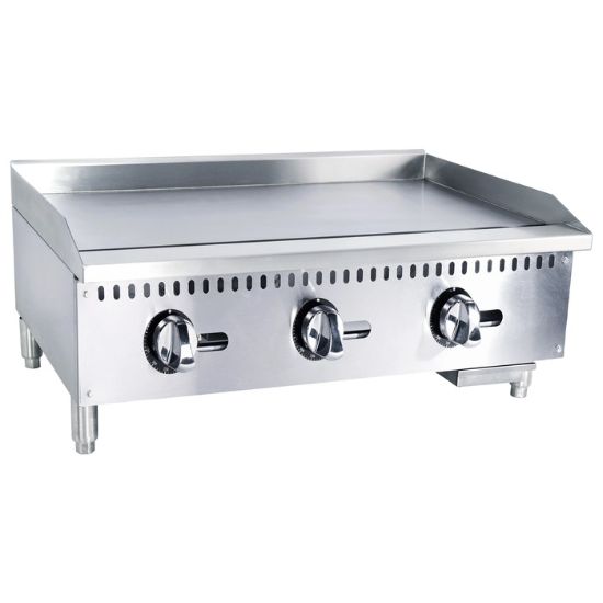 Picture of Black Diamond 36" Standard Series Gas Griddle, 3 Burners, in Stainless Steel
