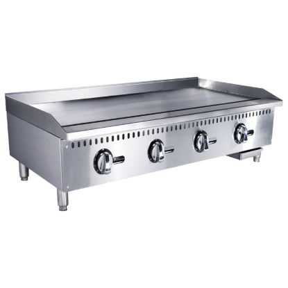 Picture of Black Diamond 48" Standard Series Gas Griddle, 4 Burners, in Stainless Steel