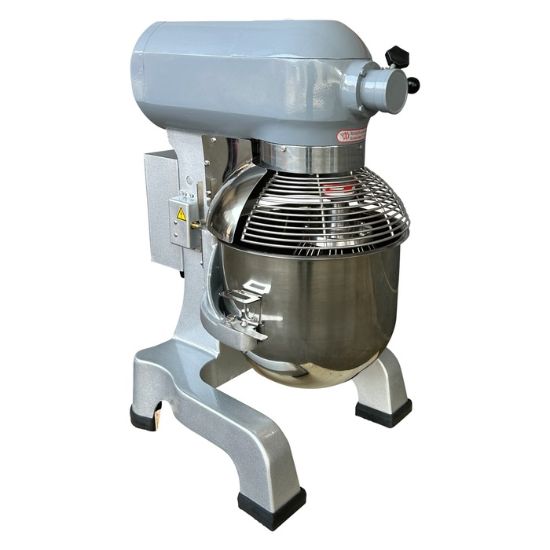 Picture of Black Diamond 20 Qt Planetary Mixer, Commercial Grade, 120V, 1.5 HP, Stainless Steel Bowl, in Gray