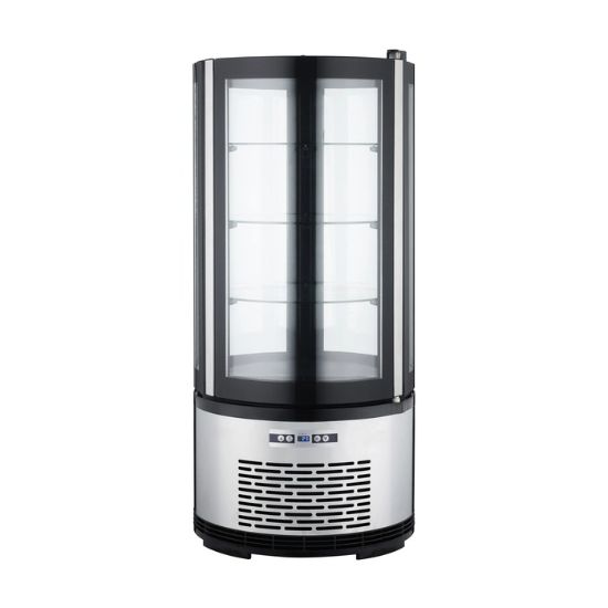 Picture of Black Diamond Countertop Refrigerated Cake Display, Single Glass Door, 3.53 cu ft, in Stainless Steel