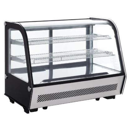 Picture of Black Diamond Refrigerated Countertop Display Case, Two Glass Doors, 5.2 cu ft, in Stainless Steel