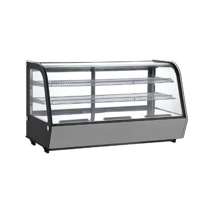 Picture of Black Diamond Refrigerated Countertop Display Case, Two Glass Doors, 7 cu ft, in Stainless Steel