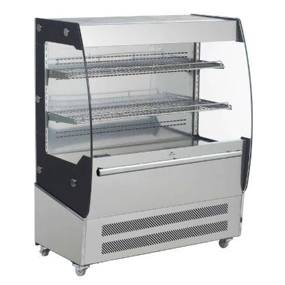 Picture of Black Diamond Vertical Air Curtain Merchandiser, 39.5"W, 7.1 Cu. Ft., in Stainless Steel