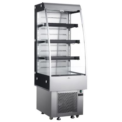 Picture of Black Diamond Vertical Air Curtain Merchandiser, 24"W, in Stainless Steel