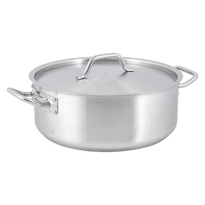 Picture of Adcraft Brazier, 15 Qt W/Cover, Stainless Steel