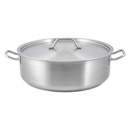 Picture of Adcraft Titan Induction Brazier Pot with Cover 25 quart