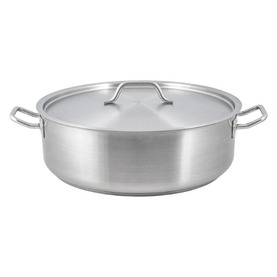 Picture of Adcraft Titan Induction Brazier Pot with Cover 25 quart