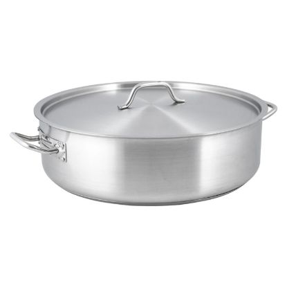 Picture of Adcraft Titan Induction Brazier Pot with Cover 30 quart