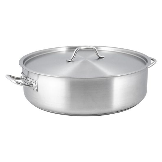 Picture of Adcraft Titan Induction Brazier Pot with Cover 30 quart