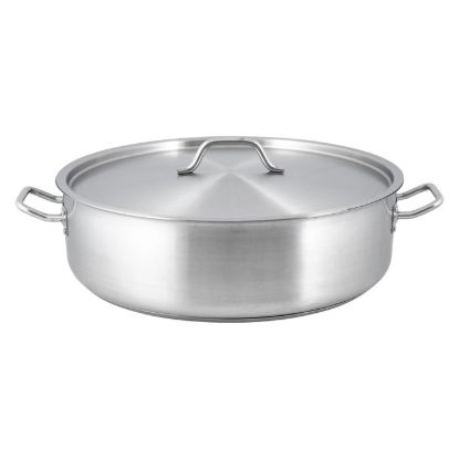 Picture of Adcraft Titan Induction Brazier Pot with Cover 30 quart