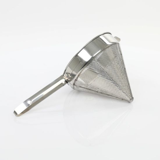 Picture of Adcraft Coarse China Cap Strainer, in Stainless Steel (CAP-10C)