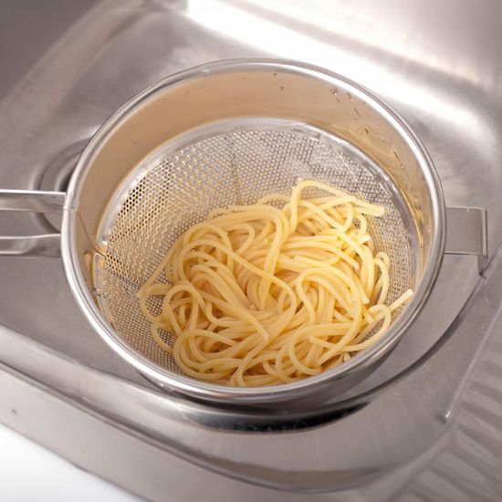 Picture of Adcraft Coarse China Cap Strainer, in Stainless Steel (CAP-10C)