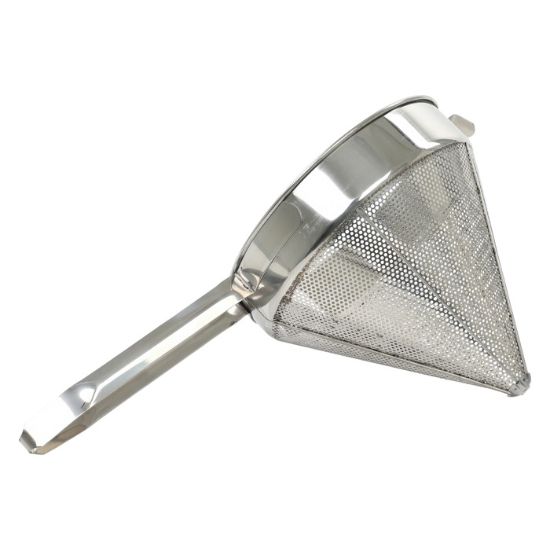 Picture of Adcraft Coarse China Cap Strainer, in Stainless Steel (CAP-12C)