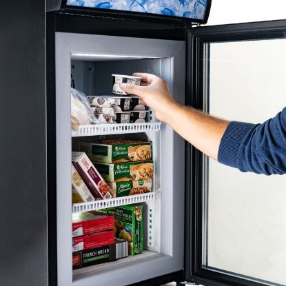 Picture of Black Diamond Countertop Display Freezer, Single Glass Door, 1.8 cu ft, in Black