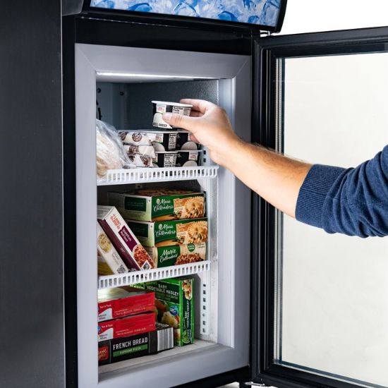 Picture of Black Diamond Countertop Display Freezer, Single Glass Door, 1.8 cu ft, in Black