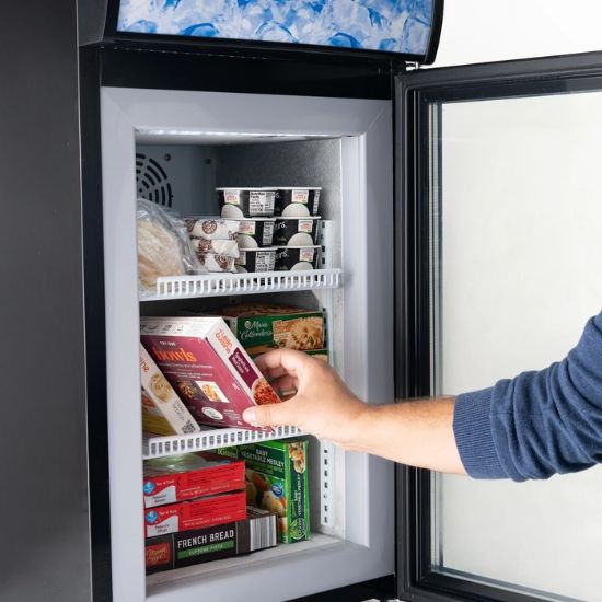 Picture of Black Diamond Countertop Display Freezer, Single Glass Door, 1.8 cu ft, in Black