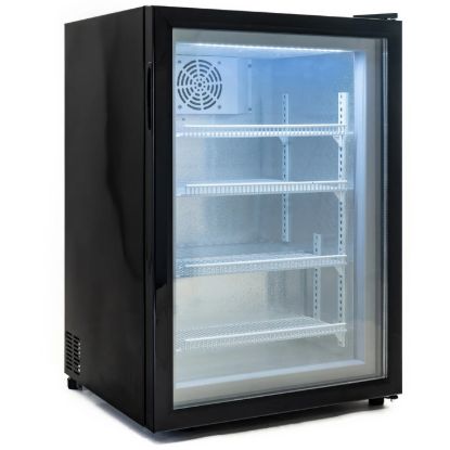 Picture of Black Diamond Countertop Display Freezer, Single Glass Door, 3.5 cu ft, in Black