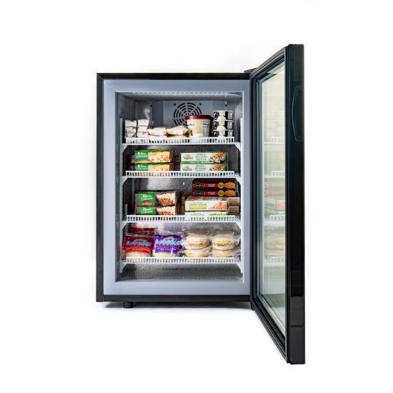 Picture of Black Diamond Countertop Display Freezer, Single Glass Door, 3.5 cu ft, in Black