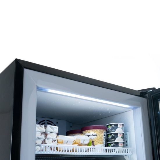 Picture of Black Diamond Countertop Display Freezer, Single Glass Door, 3.5 cu ft, in Black