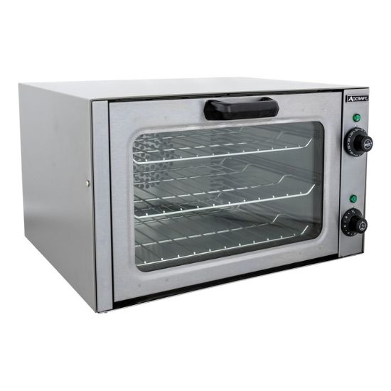 Picture of Adcraft Quarter Size Convection Oven, in Stainless Steel