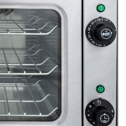 Picture of Adcraft Quarter Size Convection Oven, in Stainless Steel
